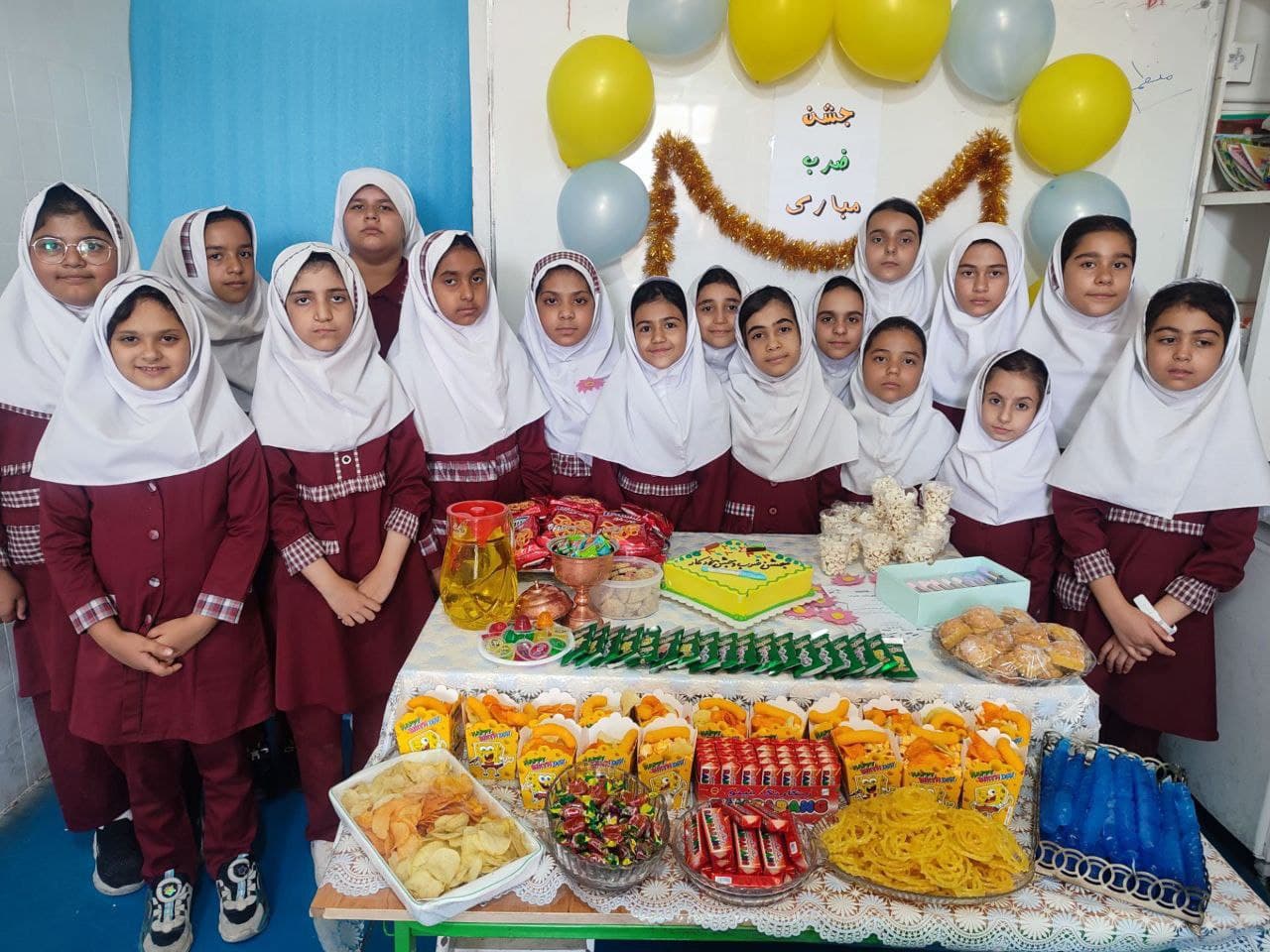 برگزاری جشن یادگیری جدول ضرب